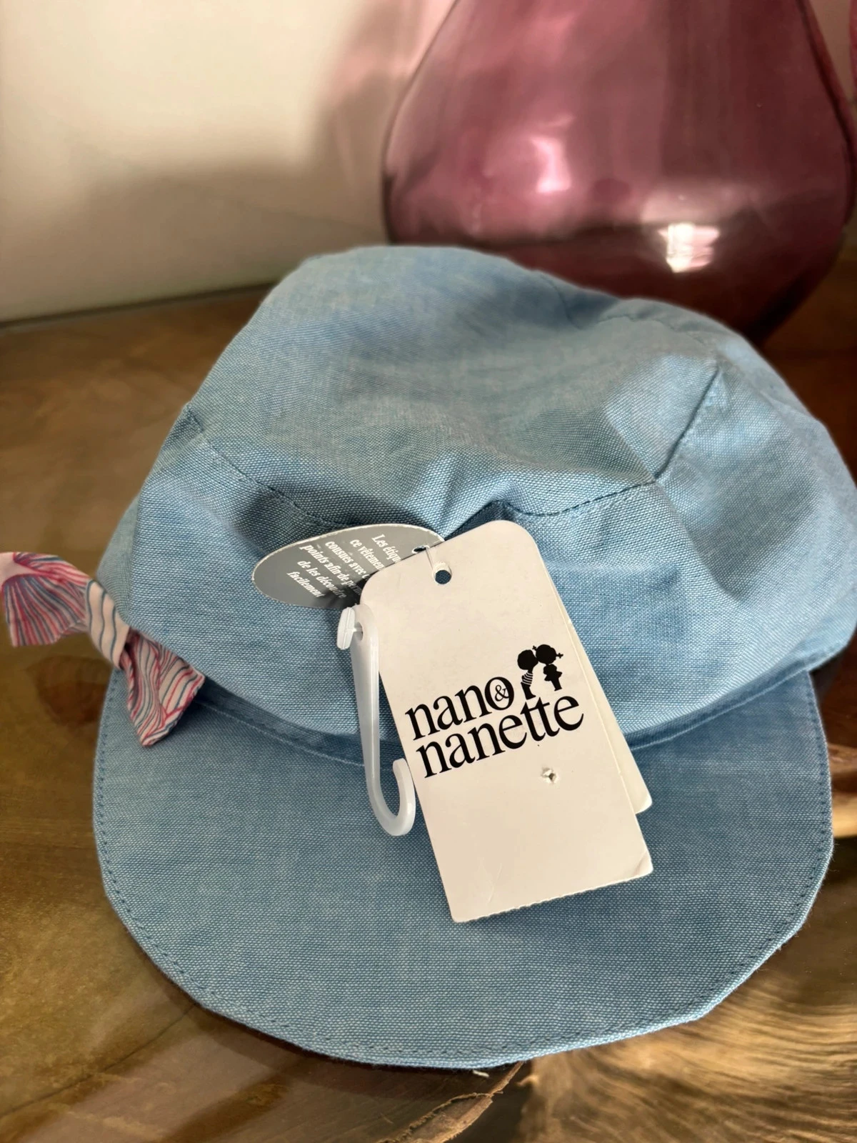 Gorra para niña Nano & Nanette azul 49cm – photo 3